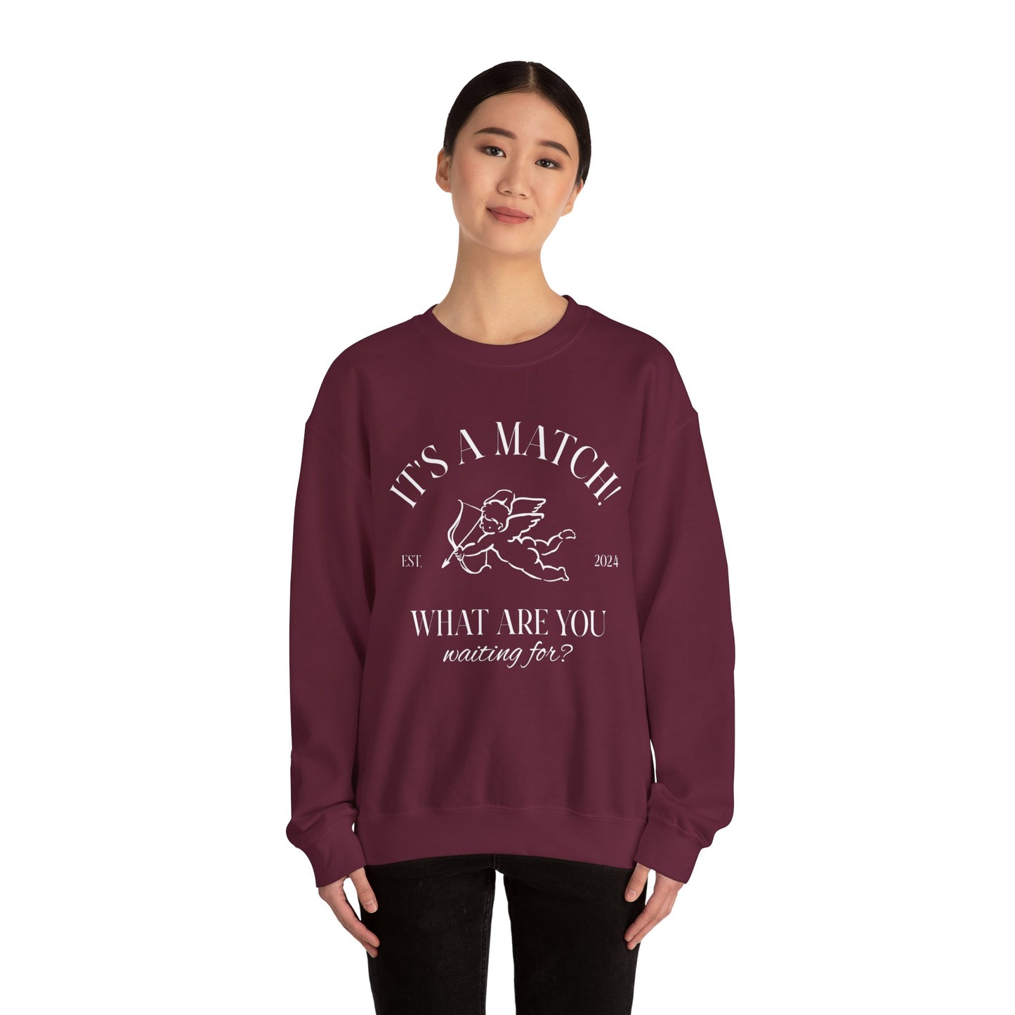 Unisex Crewneck Sweatshirt - It's a Match.