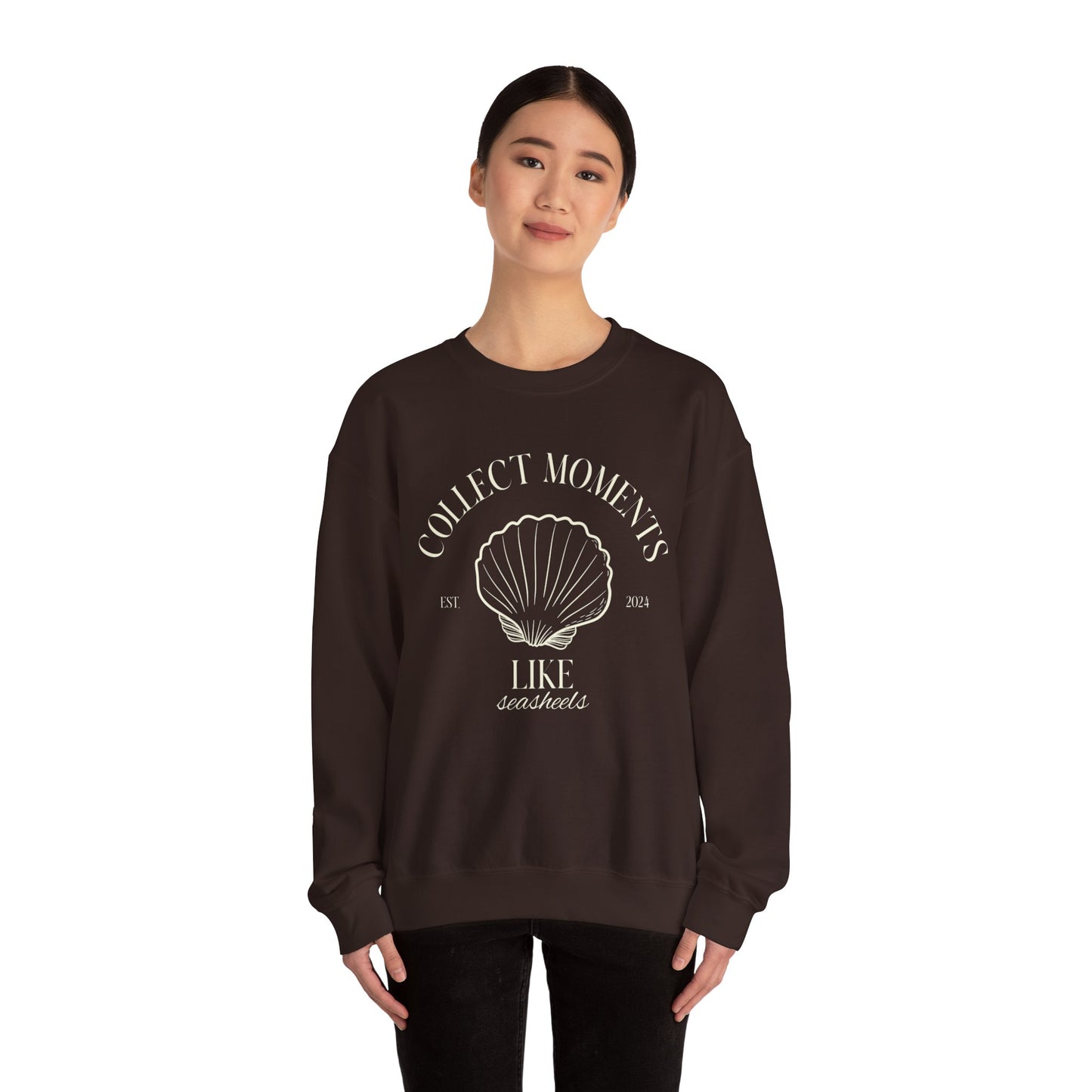 Unisex Crewneck Sweatshirt - Collect Moments Like Seasheels.