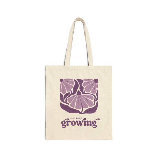 Tote Bag - Botanical Collection - Purple Print