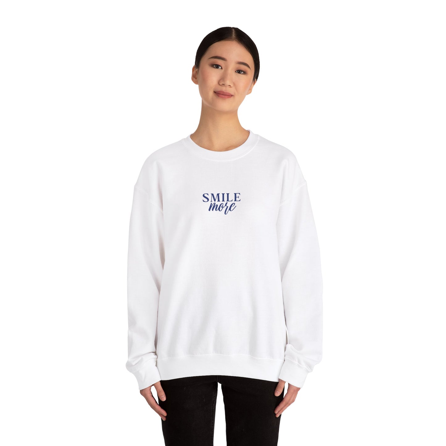 Unisex Crewneck Sweatshirt - Smile More.