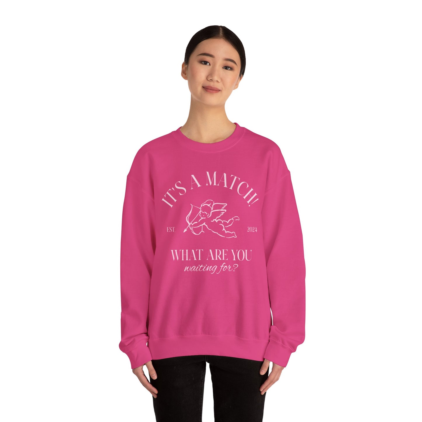 Unisex Crewneck Sweatshirt - It's a Match.