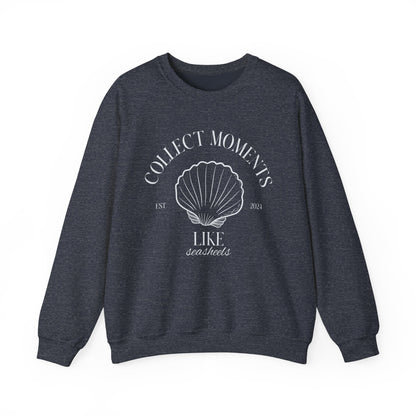 Unisex Crewneck Sweatshirt - Collect Moments Like Seasheels.