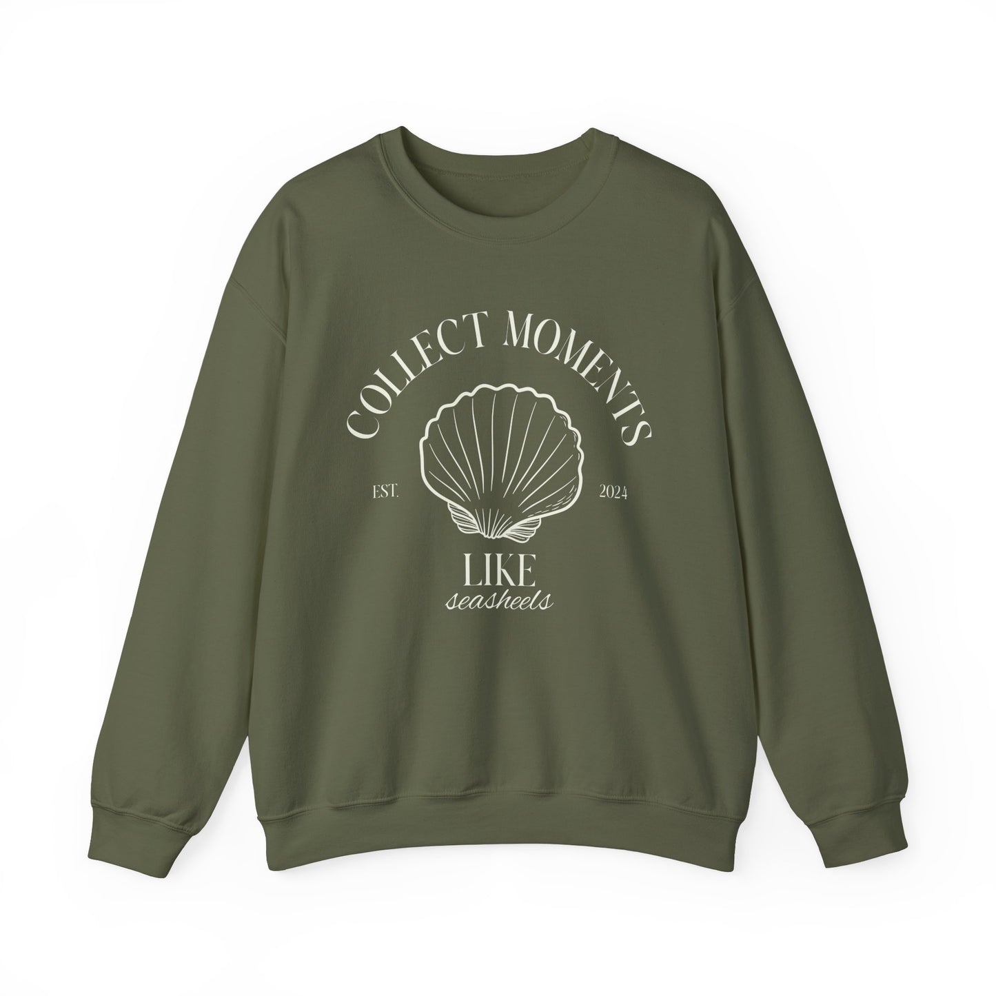 Unisex Crewneck Sweatshirt - Collect Moments Like Seasheels.