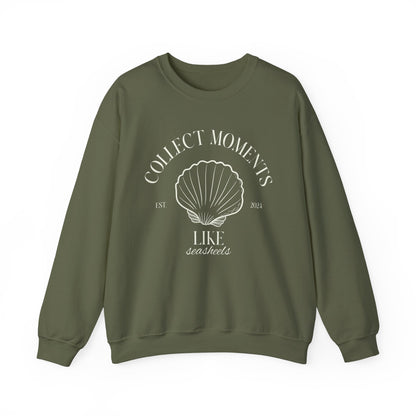 Unisex Crewneck Sweatshirt - Collect Moments Like Seasheels.