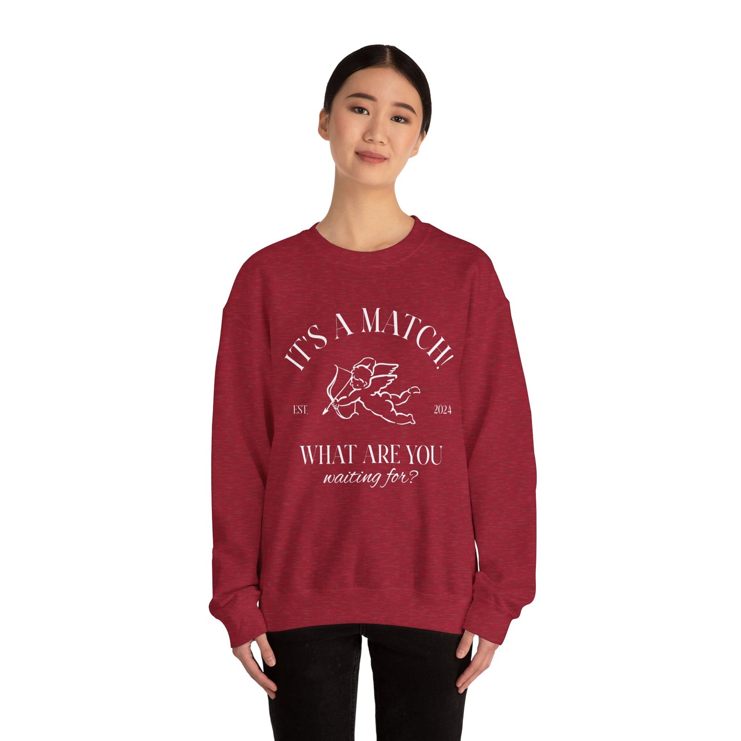 Unisex Crewneck Sweatshirt - It's a Match.