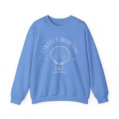 Unisex Crewneck Sweatshirt - Collect Moments Like Seasheels.