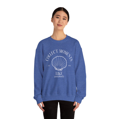 Unisex Crewneck Sweatshirt - Collect Moments Like Seasheels.