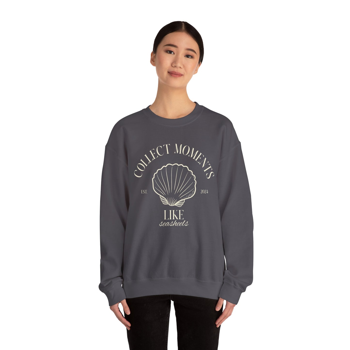 Unisex Crewneck Sweatshirt - Collect Moments Like Seasheels.