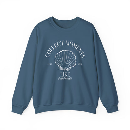 Unisex Crewneck Sweatshirt - Collect Moments Like Seasheels.