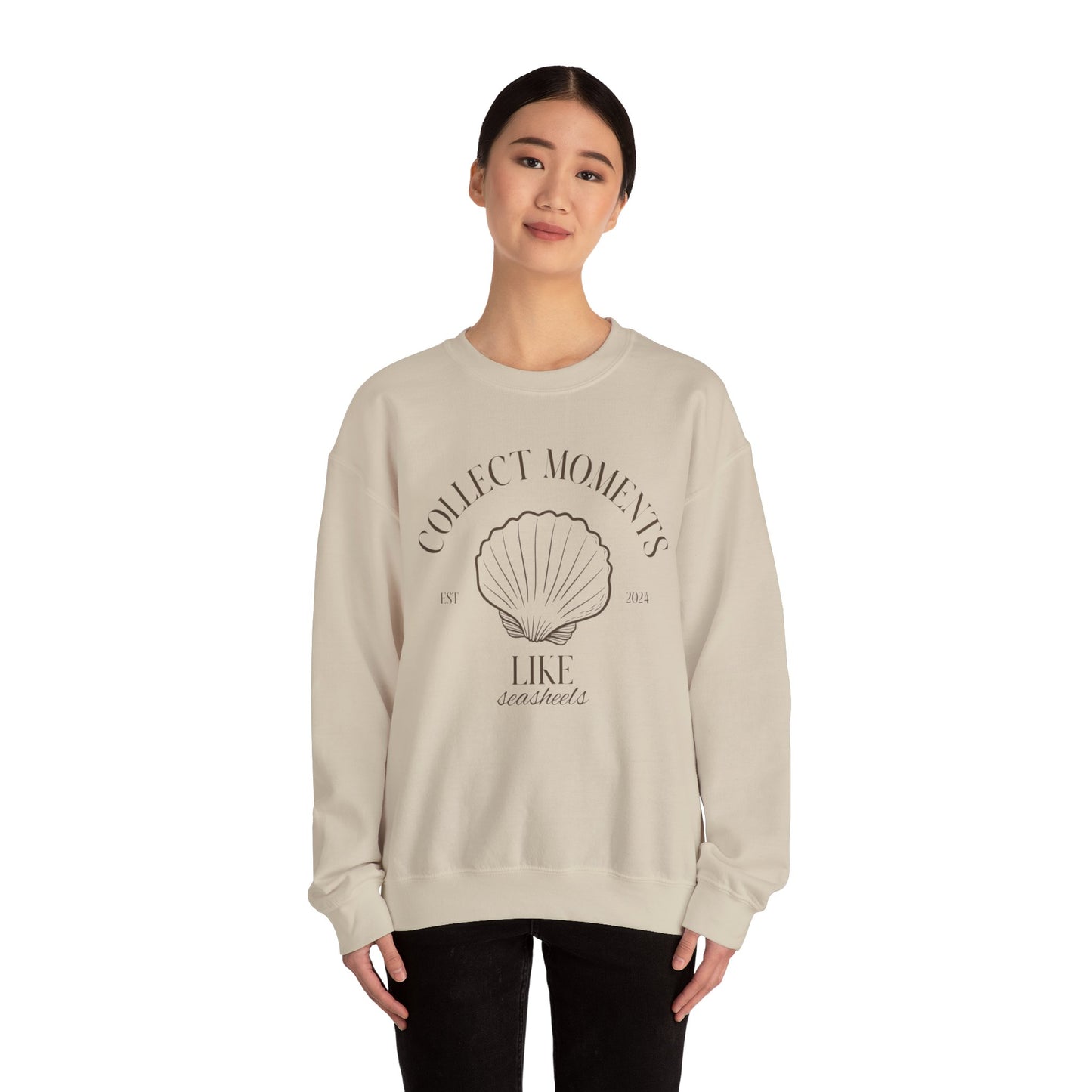 Unisex Crewneck Sweatshirt - Collect Moments Like Seasheels.