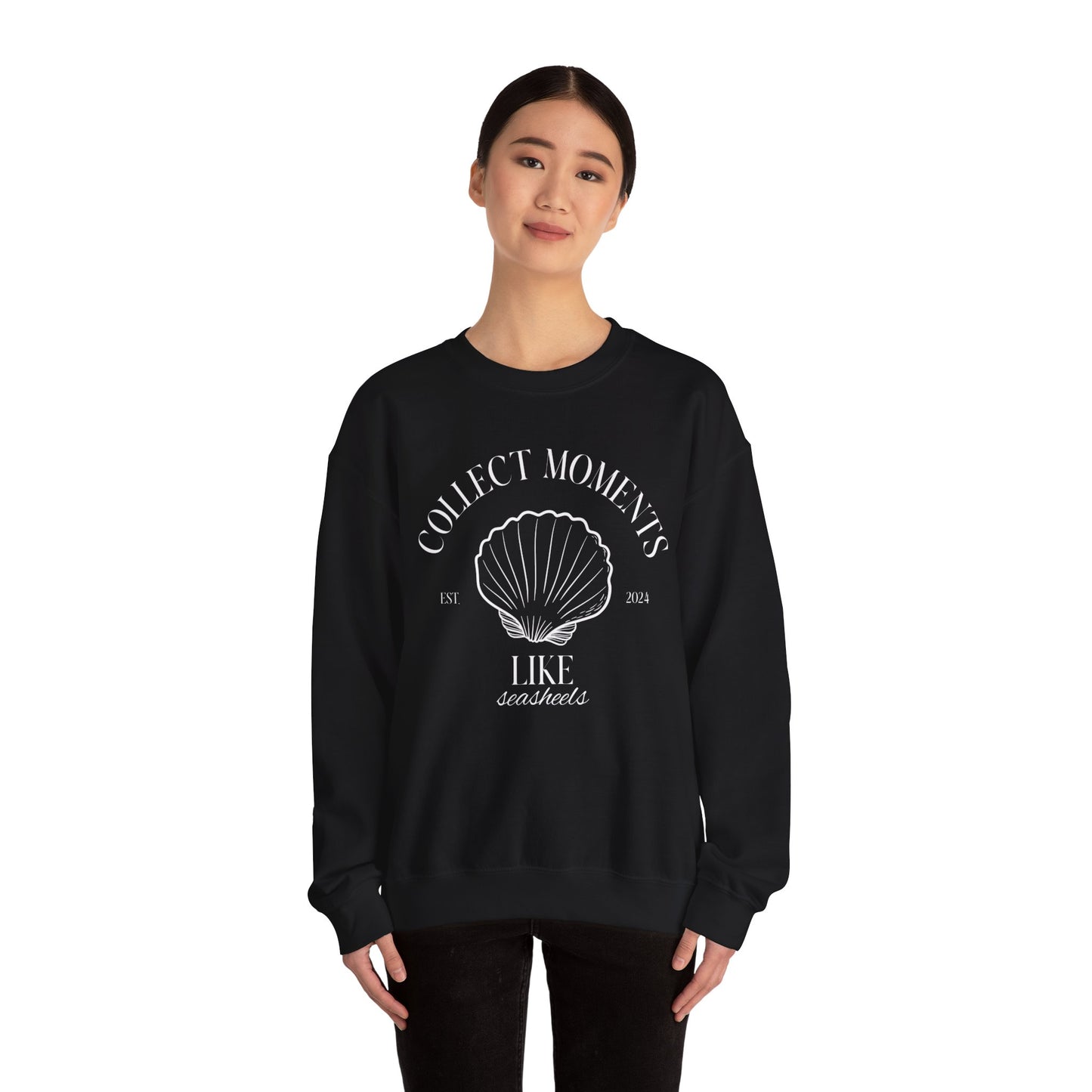 Unisex Crewneck Sweatshirt - Collect Moments Like Seasheels.