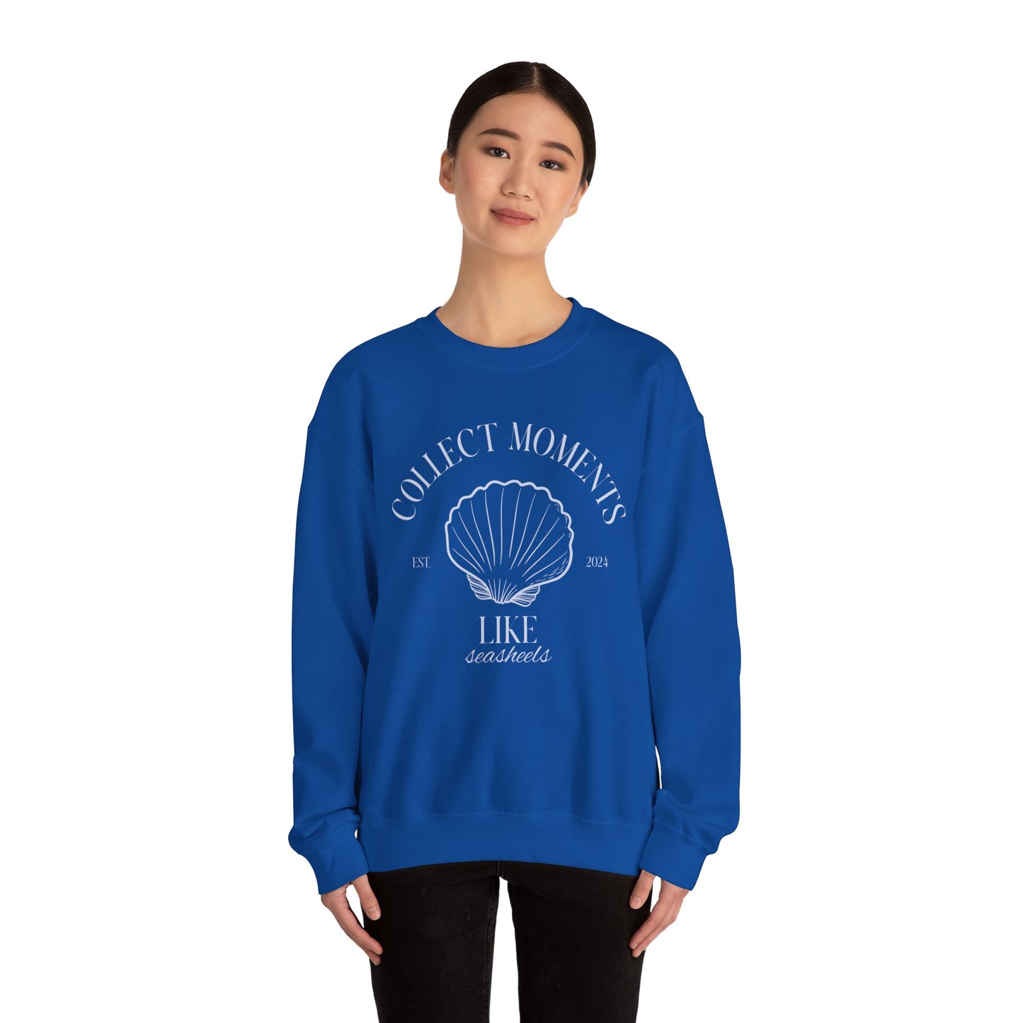 Unisex Crewneck Sweatshirt - Collect Moments Like Seasheels.